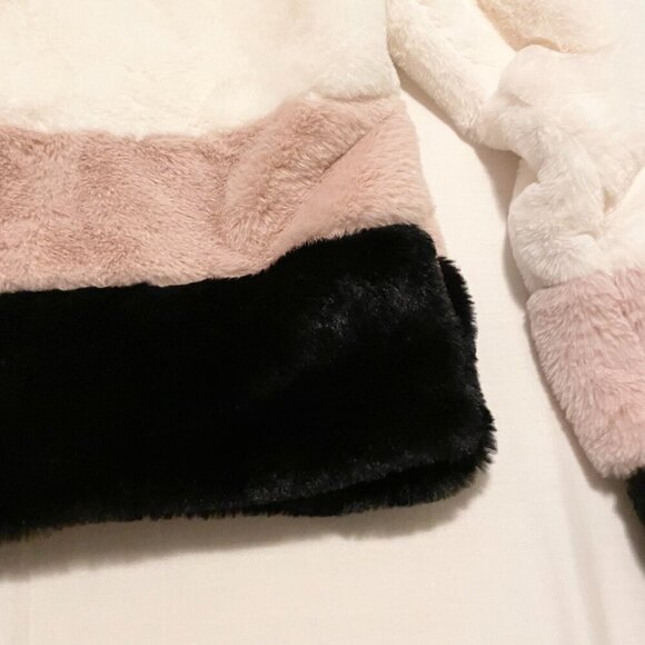 Forever 21 Faux Fur Jacket Womens Size Large - Picture 15 of 15